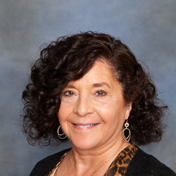 Image of woman wearing black